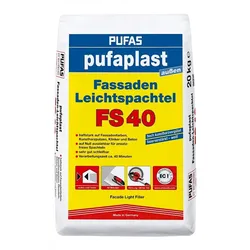 pufaplast Fassaden-Leichtspachtel FS40 20 kg
