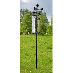 Gravidus Wetterstation Regenmesser Niederschlag Windrichtung Anzeiger inkl. Thermometer