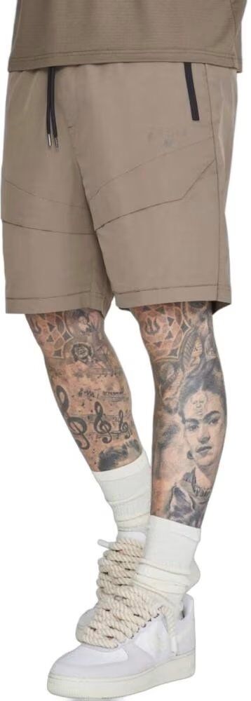 Siksilk Pantalón Corto Block Inside Beige L Hombre