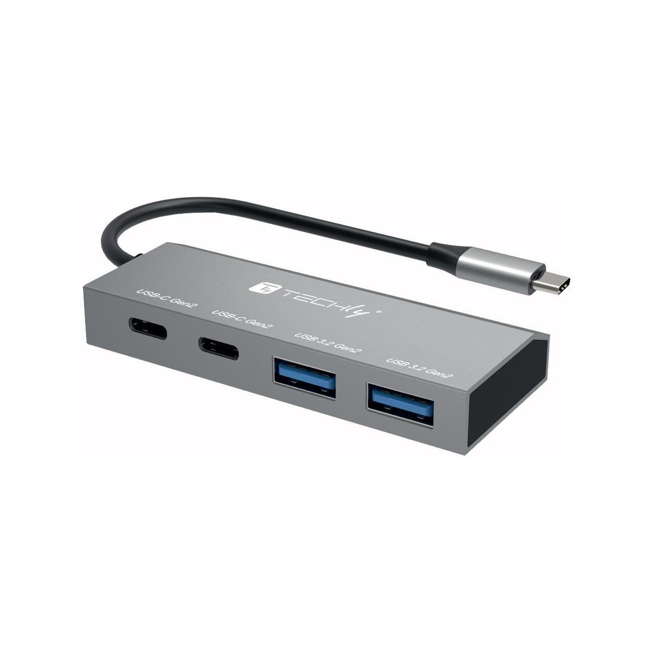 Techly Hub USB 3.2 2xUSB-A/2x USB C