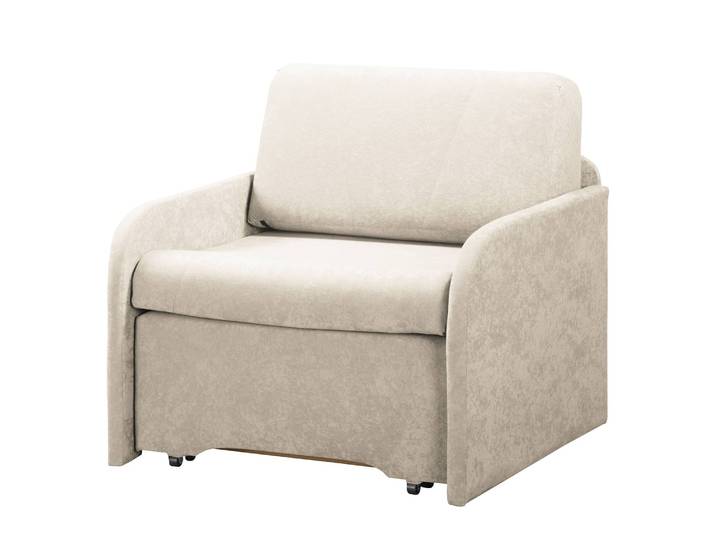 Schlafsessel Webstoff Beige/Creme Webstoff 90 x 84 x 84cm