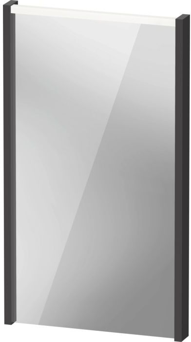 Duravit D-Code Spiegel DC7075049490000 400x700x48, Graphit Matt , mit LED Beleuchtung