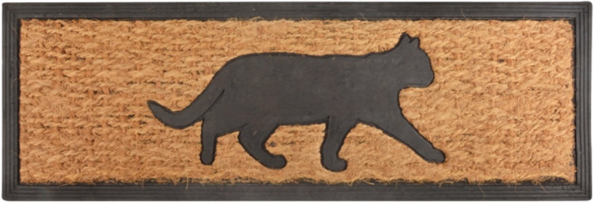 Esschert Design Deurmat met Poes Motief
