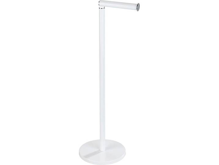 Toilettenpapierhalter WENKO, weiß, B:21cm H:55cm L:17cm, Stahl, Toilettenpapierhalter, Toilettenpapierhalter, 2 in 1, mit Ersatzrollenhalter, Höhe: 55 cm