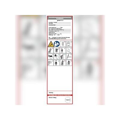 Grundplakette, Anlegeleitern, Folie, 225 x 65 mm - gem. EN 131 - 65x225 mm Folie selbstklebend