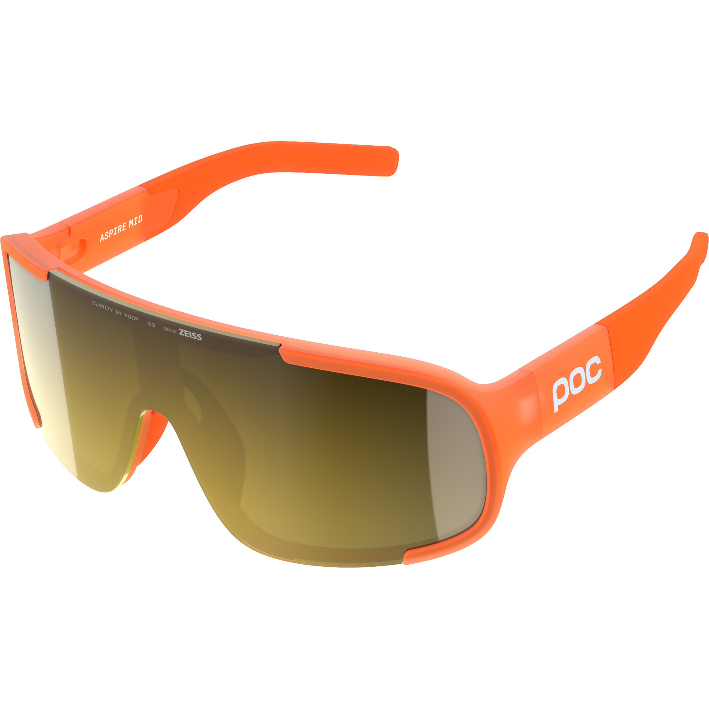 POC Aspire Mid Sportbrille Sportbrillen & Sportsonnenbrillen orange
