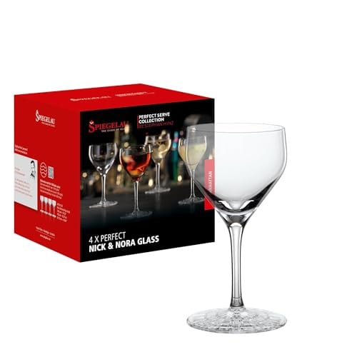 Spiegelau & Nachtmann Manhattan 4-delige cocktailglazen set, kristalglas, 150 ml, Helder