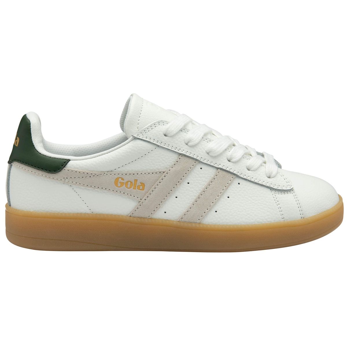 Gola Aztec Leather Sneaker Women white/white/evergreen/gum (WW) 39 CLB861-WW-39-whitewhiteevergreengum