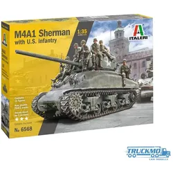 Italeri M4A1 Sherman US Infanterie 6568