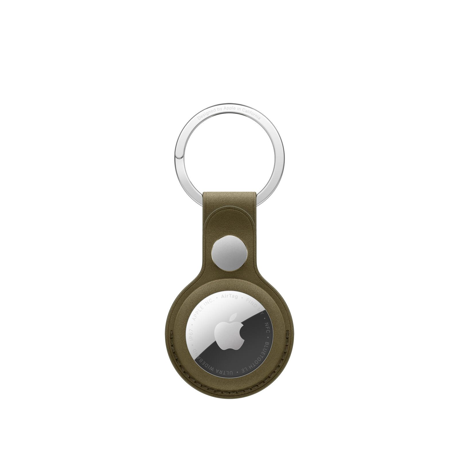 Apple AirTag Feingewebe Schlüsselanhänger - Dunkeloliv MKG24ZM/A