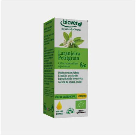 BIOVER OLEO ESSENCIAL DE LARANJEIRA PETITGRAIN BIO 10ml