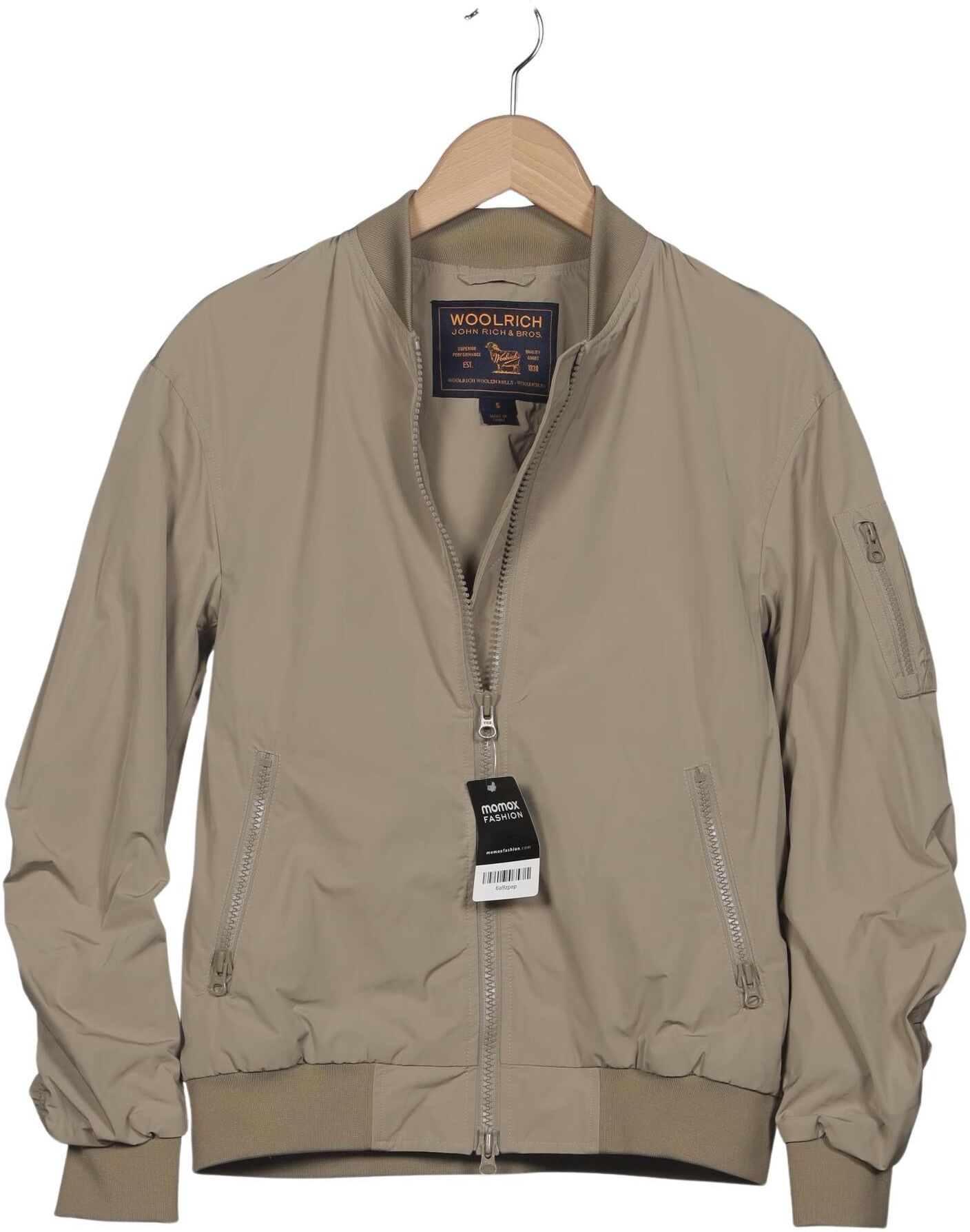 Woolrich Damen Jacke, Beige, Gr. S, Synthetik - Second Hand