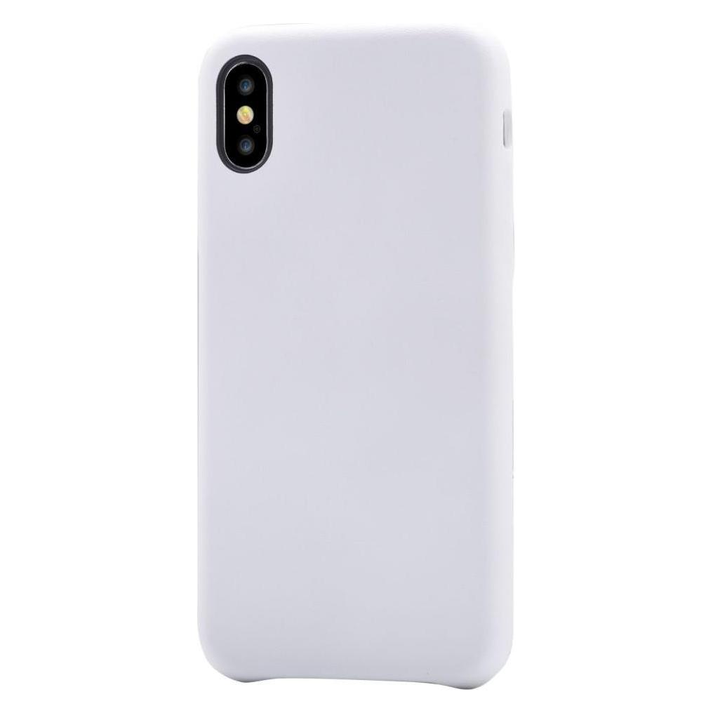 Devia Microfibre cover for iPhone Xs & X, Nature Series - White (Apple iPhone X, Apple iPhone XS) (NTCI8429W)