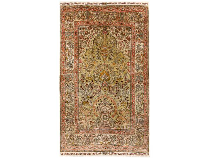 Hereke Seide Teppich 103x170 Handgeknüpft Orientteppich Seide