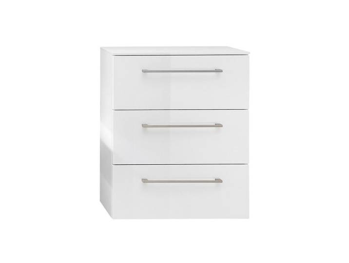 Sadena Highboard, Weiß, 3 Schublade(n) Schubladen, 60x72x33 cm, Made in Germany, hängend, Esszimmer, Anrichten