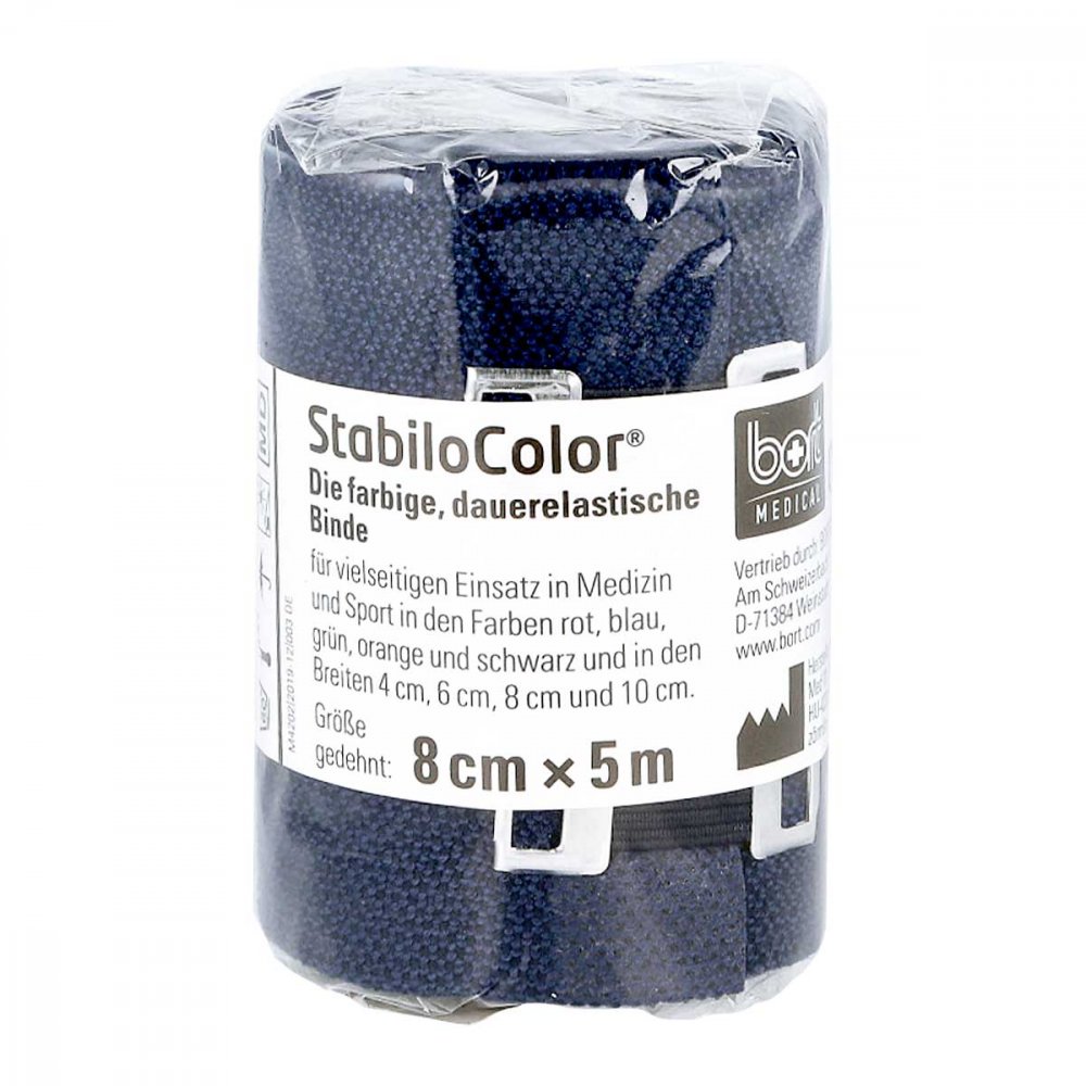 Bort GmbH Bort Stabilocolor Binde 8cm blau 08830971
