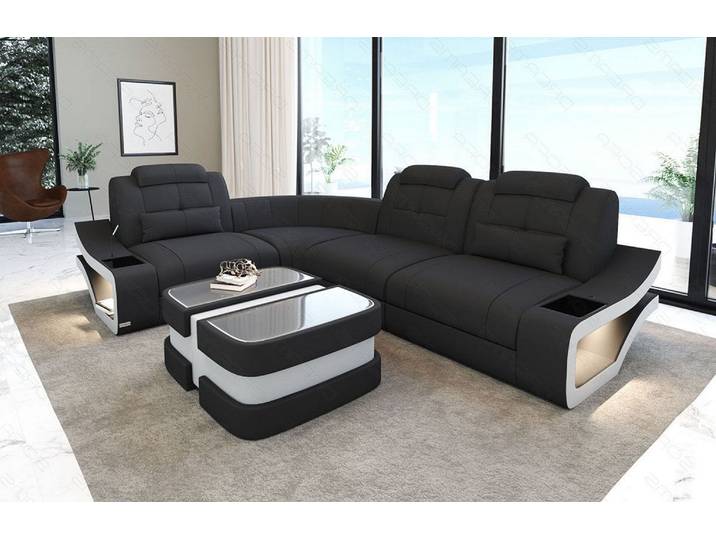 Stoff Ecksofa Elena L-Form