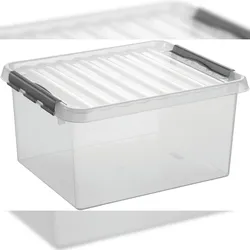 helit Aufbewahrungsbox 36L - transparent