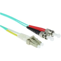 ACT 7 meter LSZH Multimode 50/125 OM3 fiber patch cable duplex with LC and ST connectors. (7 m), Netzwerkkabel