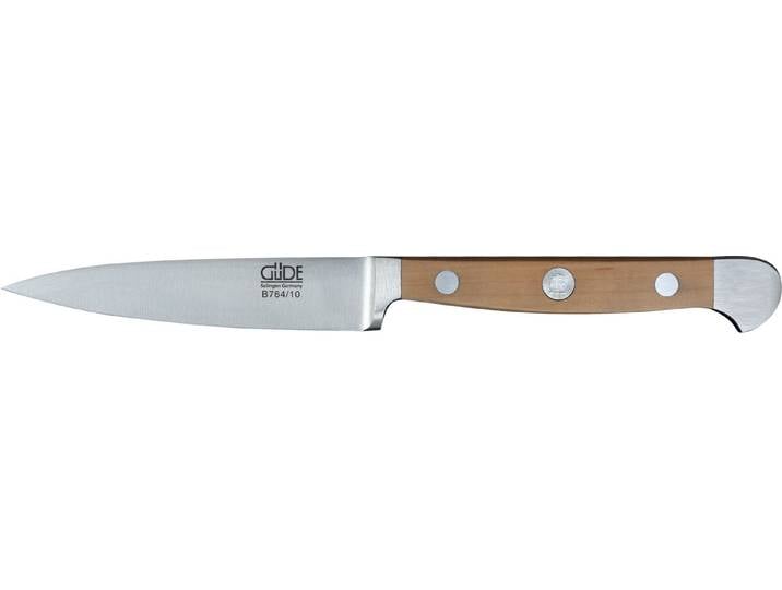 Güde Messer Solingen Spickmesser Güde Alpha Spickmesser 10cm, Birnenholz