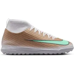 NIKE Kinder Fussball-Hartplatzschuhe Mercurial Superfly 11 Club „Kylian Mbappé“, Größe 38 in Grau Grau
