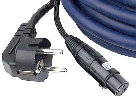 DAP Audio AUDIO Power-Signal Kaltgerätekabel 20m, BLAU