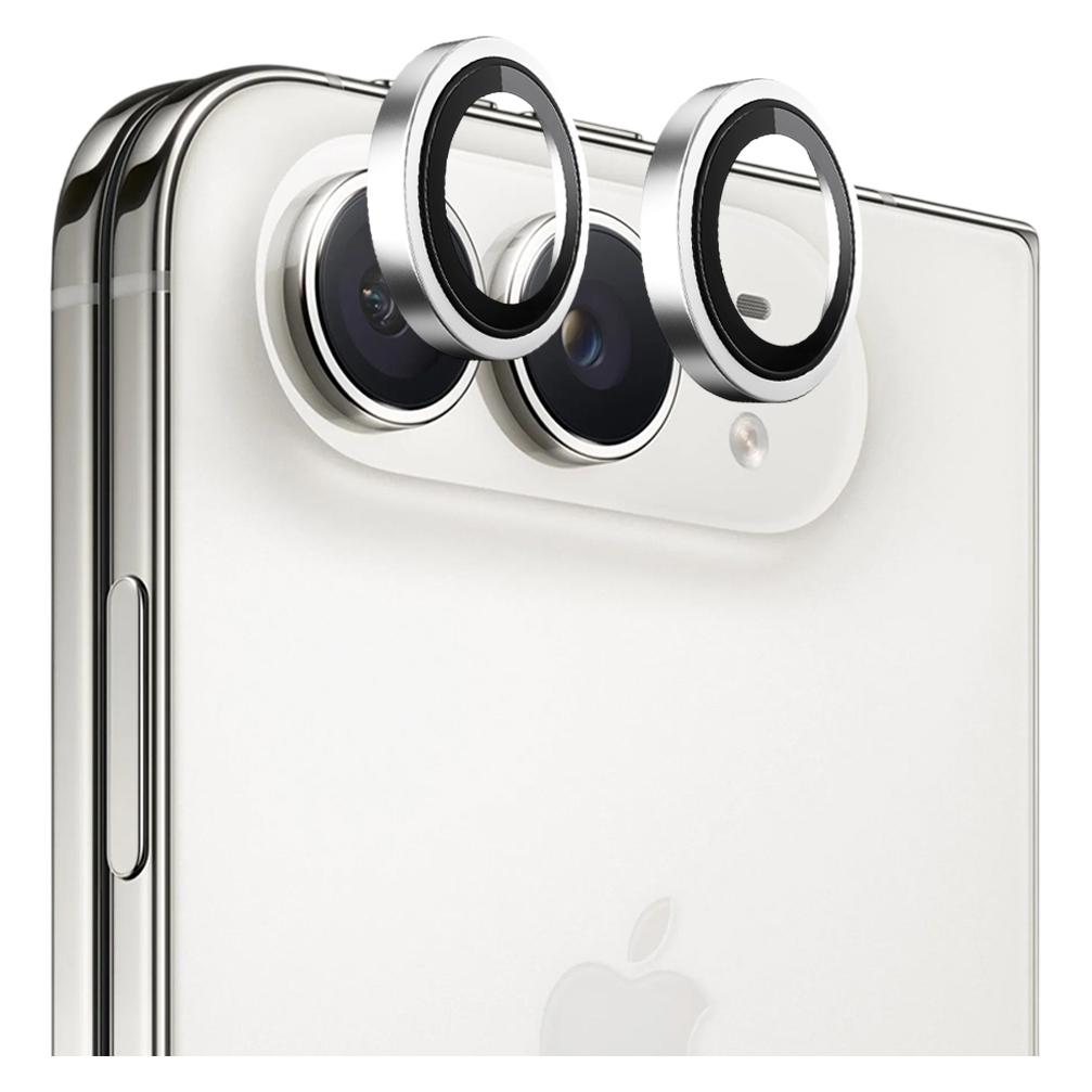 BlueO - Original-Brillenglas mit Metallrahmen - iPhone Ultra - Silber (Apple iPhone Duo) (76467903)