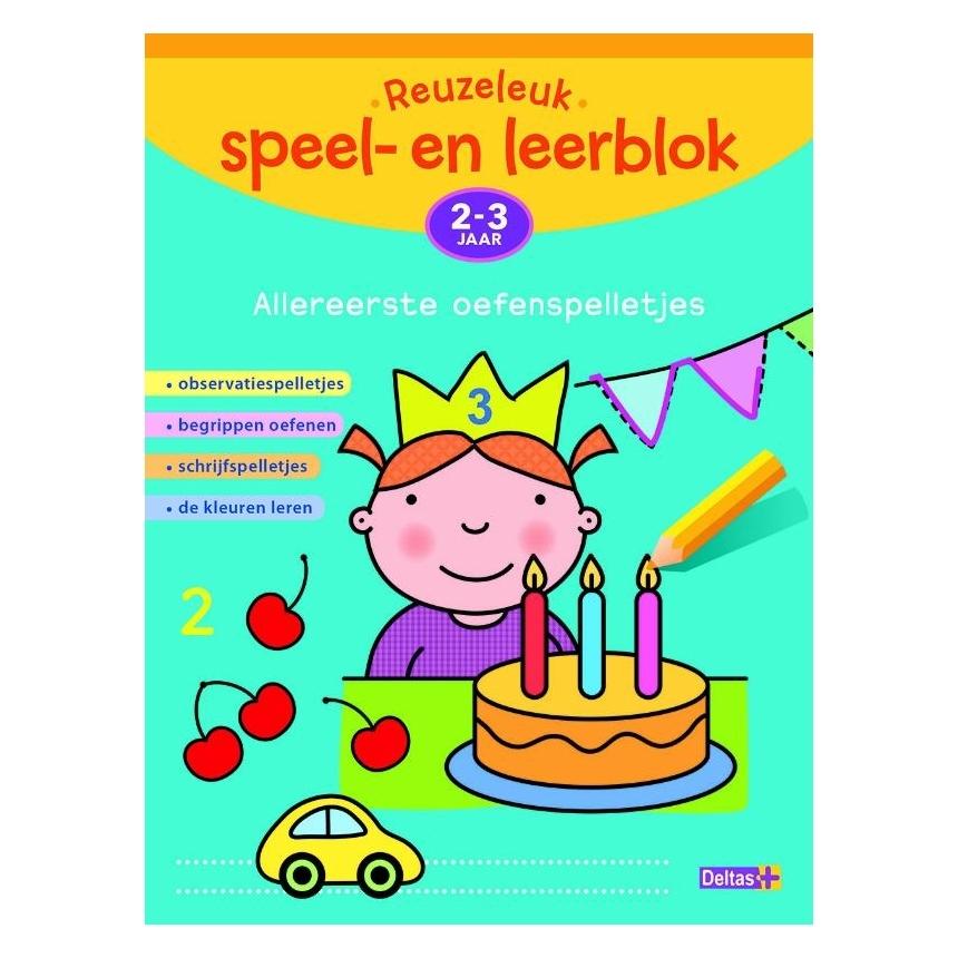 Deltas Reuzeleuk speel- en leerblok Allereerste oefenspelletjes 2-3 (19795899)