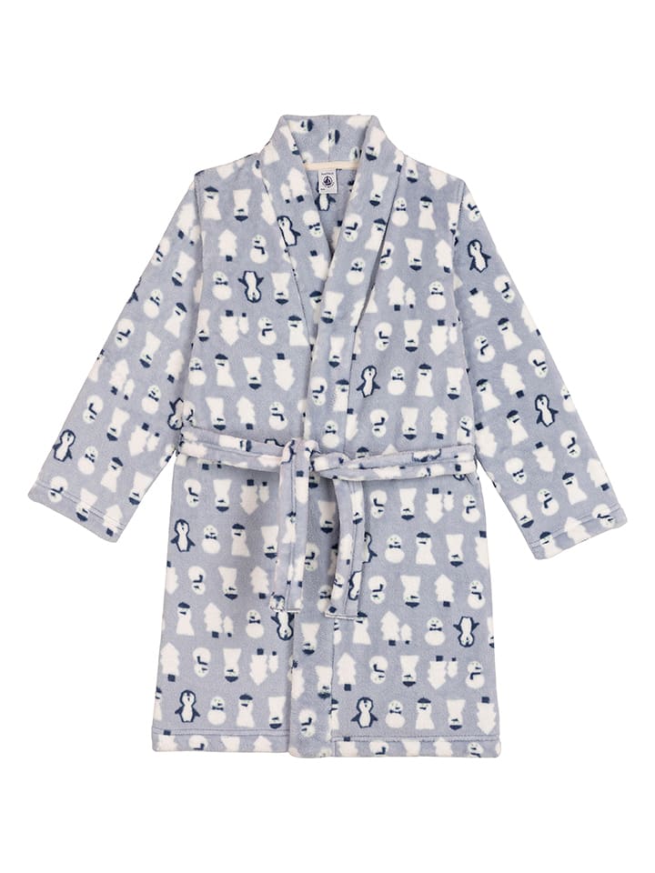 PETIT BATEAU Bademantel in Grau - 140-152