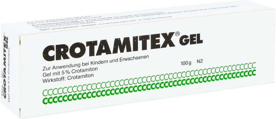 Crotamitex Gel zur Krätze Behandlung