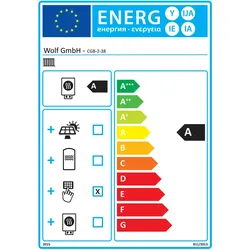Wolf Paket Brennwerttherme CGB-2-38 BM-2, Hocheffizienzpumpe, Aufputz