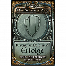 Ulisses Spiele DSA Spielkarten - Das Schwarze Auge - DSA5 - Spielkartenset - Kritische Defensiv Erfolge - deutsch 299305