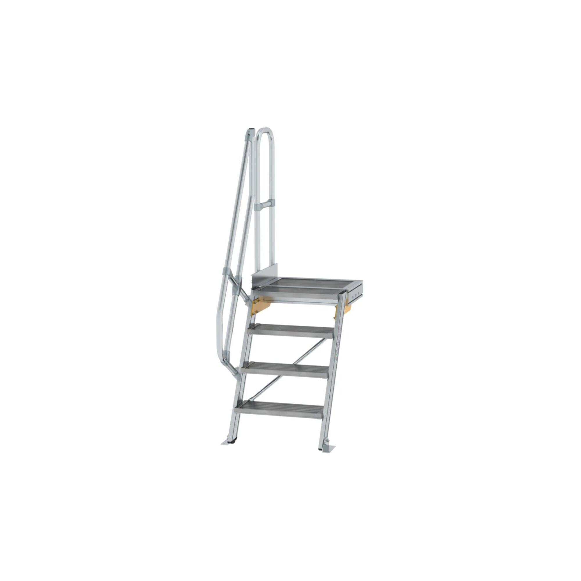 MUNK Aluminium-Treppe Plattform 60° 4 Stufen (600364)