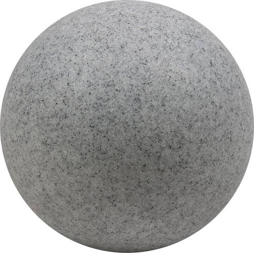Heitronic 35957 Mundan Gartenleuchte Kugel LED, Energiesparlampe E27 11W Granit-Grau (matt)