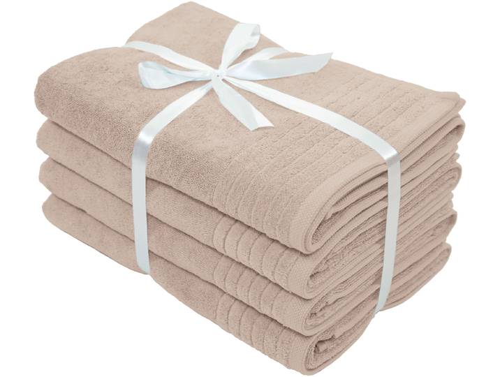 Duschtücher GOODPRODUCT Sanremo Premium, Premium Handtücher, 600 gr/m², 70x140cm , sand, B:70cm L:140cm, Frottier, Frottier, Handtücher, Duschtücher, mit Bordüre, flauschig & weich, dicke Qualität, 5 Jahre Garantie