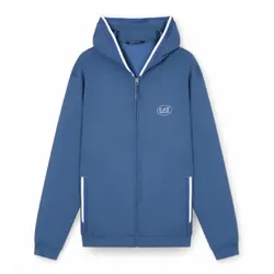 EA7 für Herren. 7M001544_AF13289 Tennis Club Sweatshirt blau (3XL), Lässig, Sportlich, Sportbekleidung, Multisport, Polyester, Kurzarm