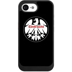 Nivocase Hülle für Apple iPhone 16e Handyhülle NIVOcore Case Schwarz Eintracht Frankfurt Offizielles (Apple iPhone 16e), Smartphone Hülle, Schwarz