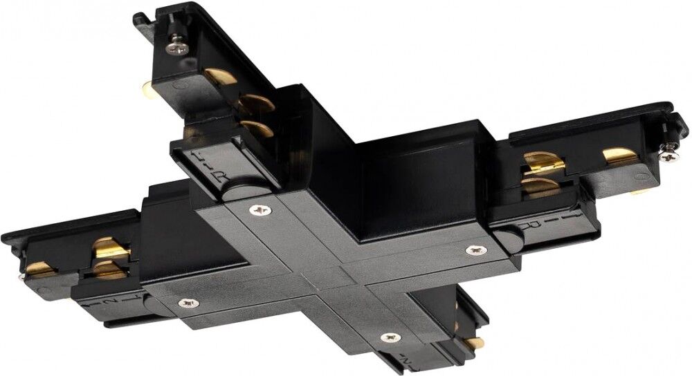 Slv S-Track Dali X-Verbinder Schwarz - 3 Phasen Stromschienen 230v Dali