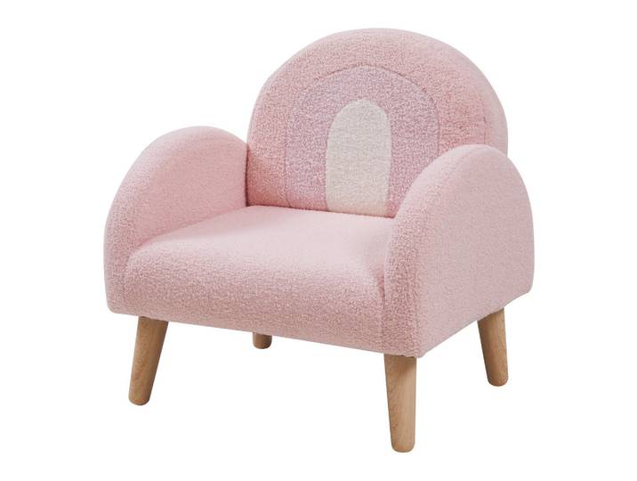 [en.casa] Kindersessel Sorreindi, Rosa, Kunststoff, 50x50x45 cm, Baby- und Kindermöbel, Babyzimmer, Kindersessel & Kindertische