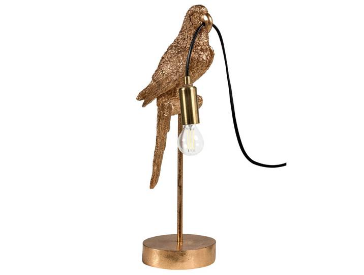 TISCHLAMPE Papagei Gold Sinatra