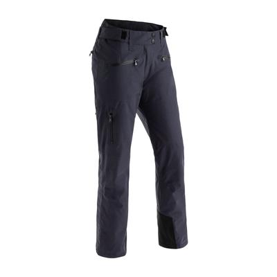 Skihose MAIER SPORTS "Backline Pants W", Damen, Gr. 36, Normalgrößen, blau (dunkelblau), 67% Baumwolle, 33% Polyamid, Hosen Skihose, Lässig geschnittene Skihose für Piste und Gelände