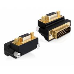 Delock 65261 VGA / DVI Adapter [1x D-SUB-Buchse 15pol. - 1x DVI-Stecker 24+5pol.] Schwarz