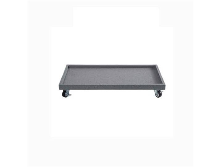 Dh2yjnbf3 Blumenuntersetzer Großer beweglicher Pflanzenuntersetzer mit Rädern Topf(Grigio,Groß)