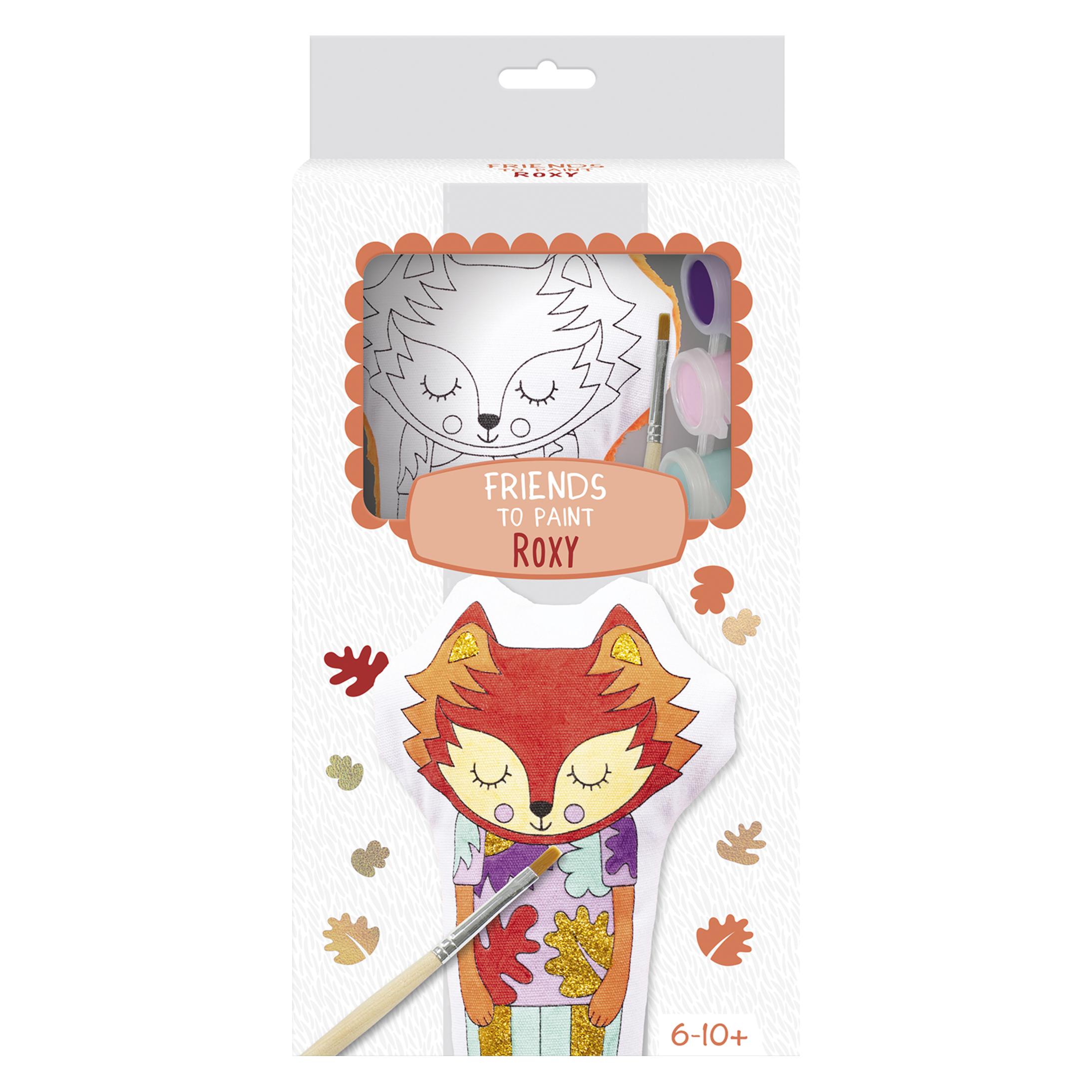 My Mandarine Bastelset Friends to Paint Roxy der Fuchs mehrfarbig (PP048C)