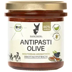 Sanchon Brotaufstrich Antipasti Olive bio
