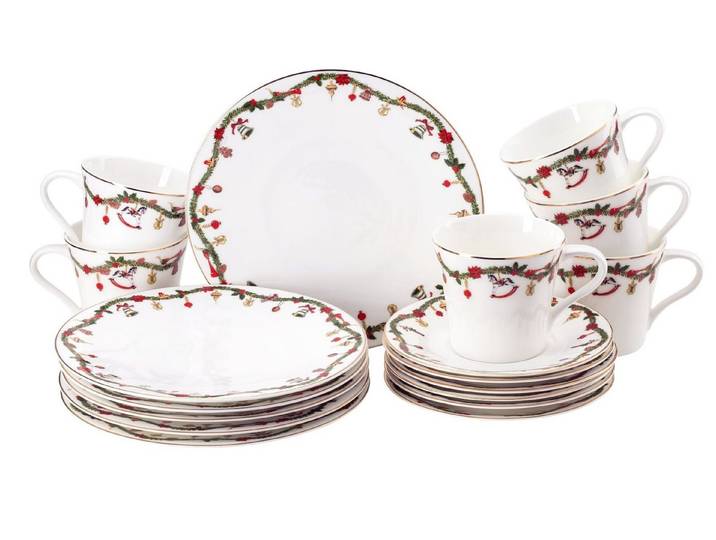 Hutschenreuther Frühstücks-Set Nora Christmas Frühstücksset 18-tlg.