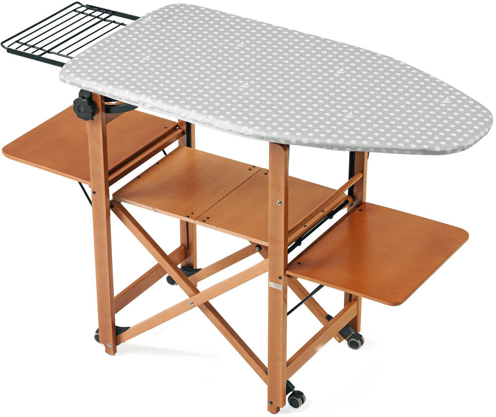 August Grove Millwright Wood Freestanding Ironing Board Cherry Wood 54cm W X 140cm L