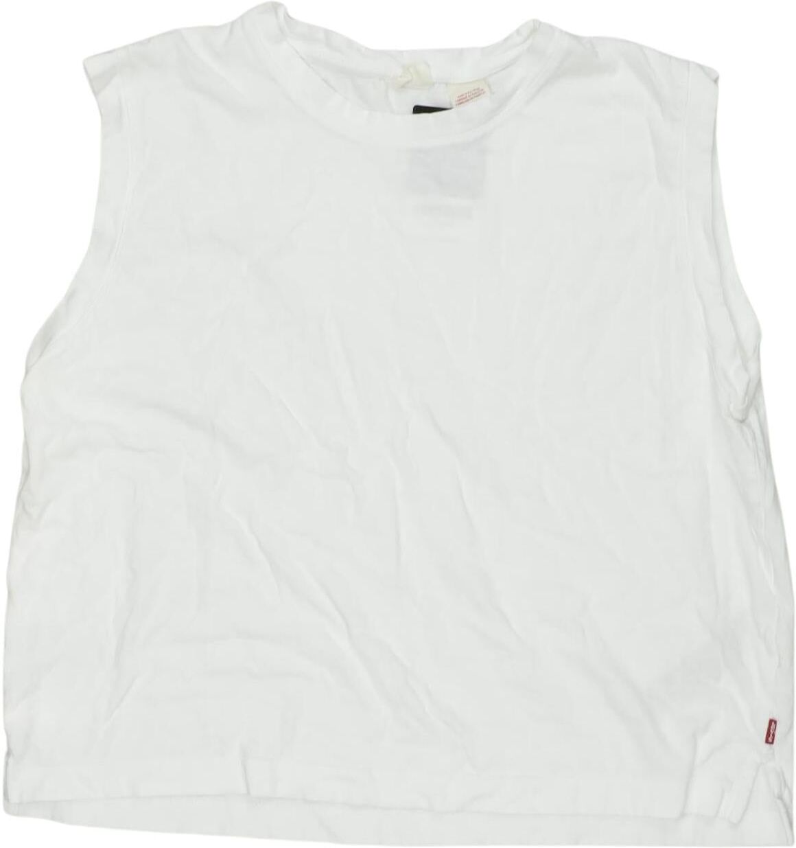 Levis Damen Top, Weiß, Gr. M, Baumwolle - Second Hand