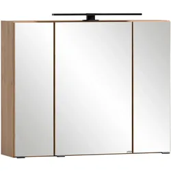 Spiegelschrank in Eiche Wotan