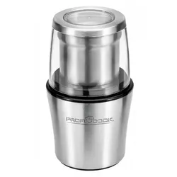 PROFICOOK PC-KSW 1021 Edelst. Elektrisches Kaffeeschlagwerk und Zerkleinerer 2 in 1, 2 Behälter, 200 W